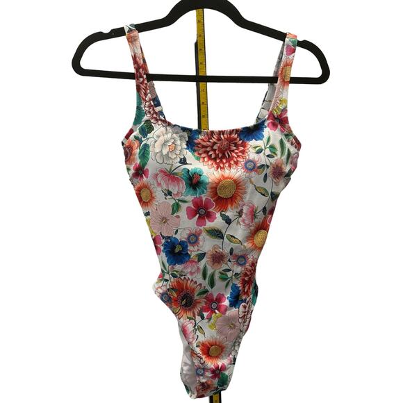 Johnny Was / Mirror Palace Tank One Piece / Boho Floral Swimsuit - Picture 4 of 4